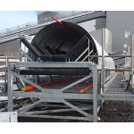 Арочные укрытия для конвейеров из профлиста