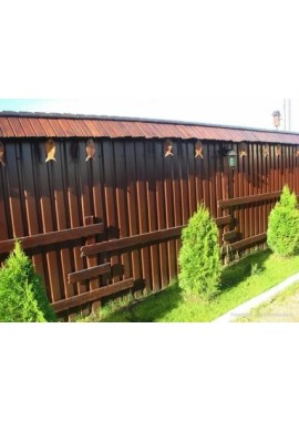 Декоративные решения с использованием профлиста