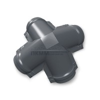 Четверник конька полукруглого 0,5 GreenCoat Pural BT, matt RR23 с пленкой