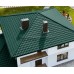 Четверник конька полукруглого 0,5 Satin Matt RAL6005 с пленкой