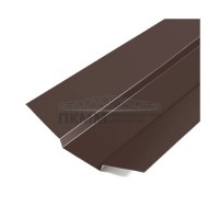 Планка ендовы верхняя-0.5 76х76х2000 PURMAN Ral 8017