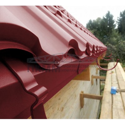 Планка карнизная 100х69х2000-0.5 Norman RAL3011