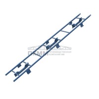 Кровельная лестница Эконом РПФ-ЛСК-2900 6 кроншт.