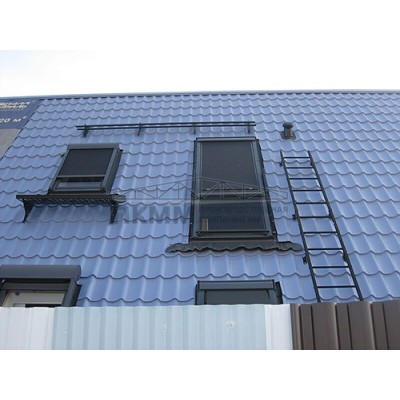 Кровельная лестница Эконом РПФ-ЛСК-2900 6 кроншт.