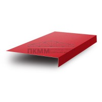 Планка лобовая 200х30х2000-0.45 Полиэстер RAL3020
