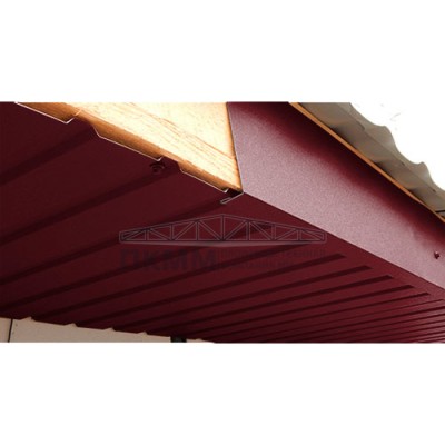 Планка лобовая сложная 185х50х2000-0.5 Norman RAL3005