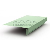 Планка лобовая сложная 185х50х2000-0.5 Norman RAL6019