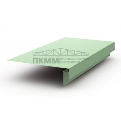 Планка лобовая сложная 185х50х2000-0.5 Norman RAL6019