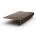 Планка лобовая сложная 250х50х2000-0.5 ECOSTEEL_MA Мореный Дуб
