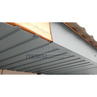 Планка лобовая сложная 185х50х2000-0.5 Norman RAL9006