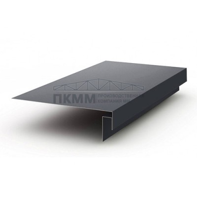 Планка лобовая сложная 185х50х2000-0.5 Viking E RAL7024