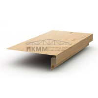 Планка лобовая сложная 250х50х2000-0.5 ECOSTEEL_MA Сосна