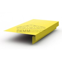 Планка лобовая сложная 250х50х2000-0.45 Полиэстер RAL1018 Планка лобовая сложная 250х50х2000-0.45 Полиэстер RAL1018