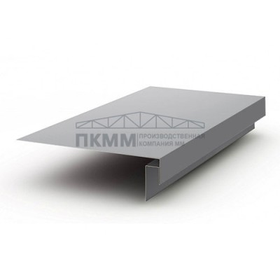 Планка лобовая сложная 250х50х2000-0.5 Norman RAL7004