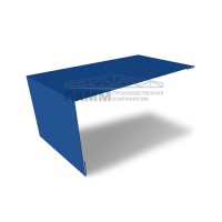 Планка мансардная 80х20-0,5 Satin RAL5005 с пленкой Планка мансардная 80х20-0,5 Satin RAL5005 с пленкой