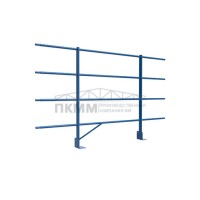 Ограждение кровли парапетное сборное ZN H=1200мм L=2000мм+2ДТ Ограждение кровли парапетное сборное ZN H=1200мм L=2000мм+2ДТ