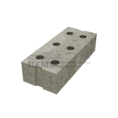 Блок бетонный 600х250х150