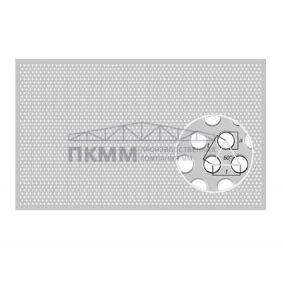 Перфорированный лист ROLLED Zn Rv 6/9 1,0/1000/2000