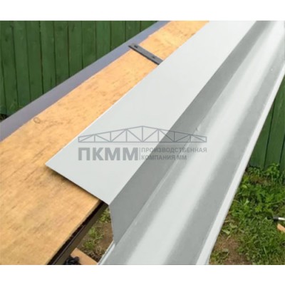 Планка капельник 100х55х2000-0.5 Полиэстер RAL7035