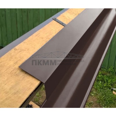 Планка капельник 100х55х2000-0.5 Полиэстер RAL8017