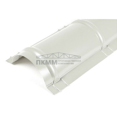 Планка конька круглого R110х2000-0.45 Полиэстер RAL9002