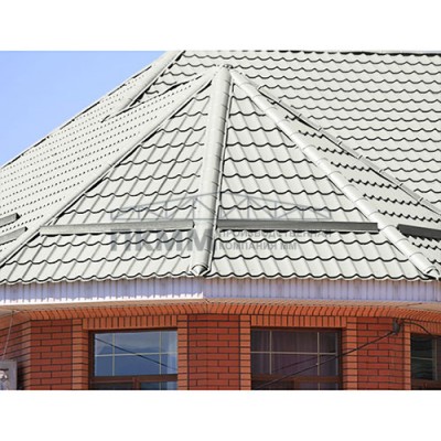 Планка конька круглого R110х2000-0.45 Полиэстер RAL9002