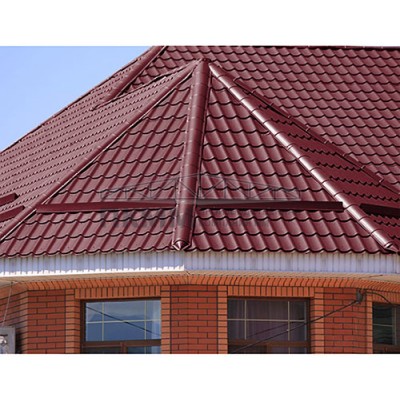 Планка конька круглого R110х2000-0.45 Полиэстер RAL3005