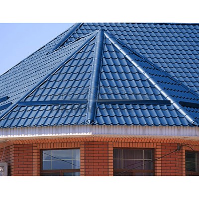 Планка конька круглого R110х2000-0.5 Призма RAL5005