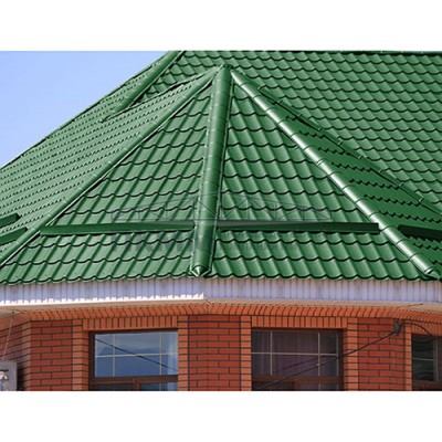 Планка конька круглого R110х2000-0.45 Полиэстер RAL6002