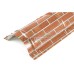 Планка конька круглого R110х2000-0.5 ECOSTEEL Кирпич