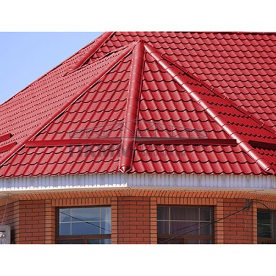 Планка конька круглого R110х2000-0.5 Полиэстер RAL3020