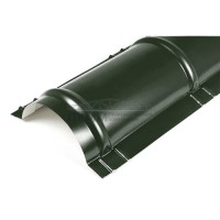 Планка конька круглого R110х2000-0.45 Viking RAL6007 Планка конька круглого R110х2000-0.45 Viking RAL6007