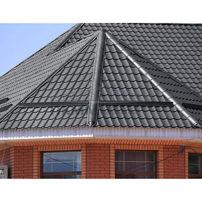 Планка конька круглого R110х2000-0.5 PURMAN RAL7024