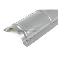 Планка конька круглого R110х2000-0.5 Призма RAL9006