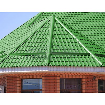 Планка конька круглого R110х2000-0.5 Norman RAL6018