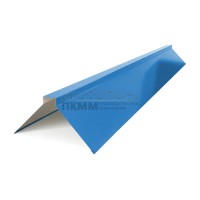 Планка конька плоского 190х190х2000-0.45 Полиэстер RAL5015