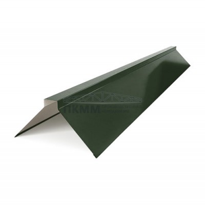 Планка конька плоского 150х150х2000-0.45 Viking RAL6007