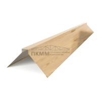 Планка конька плоского 120х120х2000-0.5 ECOSTEEL_T Сосна