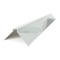 Планка конька плоского 190х190х2000-0.45 Полиэстер RAL7047