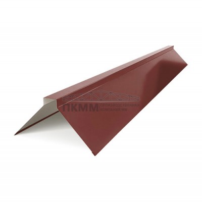Планка конька плоского 150х150х2000-0.45 Полиэстер RAL3009