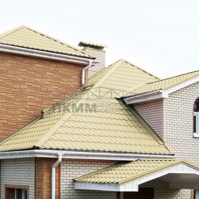 Планка конька плоского 190х190х2000-0.5 Полиэстер RAL1014