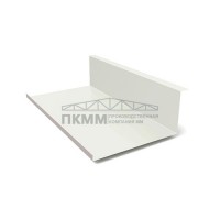 Планка примыкания нижняя 250х122х2000-0.45 Полиэстер RAL9003