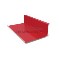 Планка примыкания нижняя 250х122х2000-0.45 Полиэстер RAL3020 Планка примыкания нижняя 250х122х2000-0.45 Полиэстер RAL3020