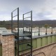 Вертикальная пожарная лестница с площадкой П1-1 ОЦ 800х800 L-2800 ГОСТ 53254-2009