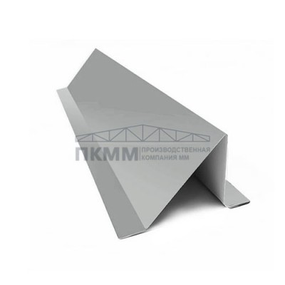 Планка снегозадержания 0,5 Satin RAL9006 с пленкой