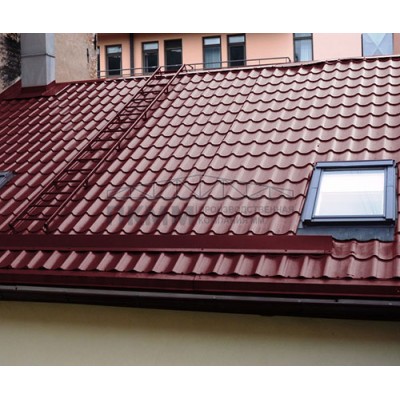 Планка снегозадержания 0,5 Satin RAL3005 с пленкой