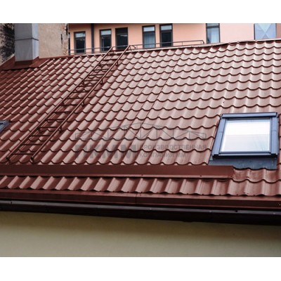 Планка снегозадержания 0,5 Satin RAL3009 с пленкой