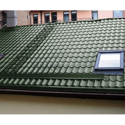 Планка снегозадержания усиливающая 0,5 GreenCoat Pural RR11 BT с пленкой