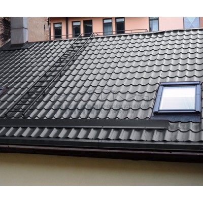 Планка снегозадержания усиливающая 0,45 Drap ST RAL7024