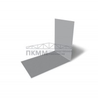 Планка снегозадержания усиливающая 0,5 Satin RAL7004 с пленкой